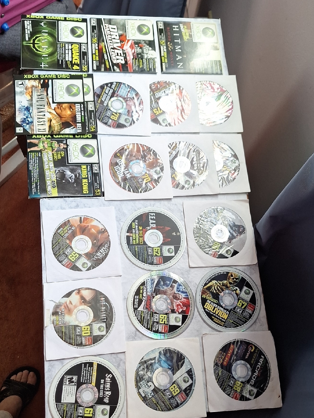 Xbox 360 Game Discs From The Magazines Collection - Black/White Labels